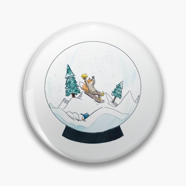 Item preview, snowball fox designed and sold by Novavidaart.
