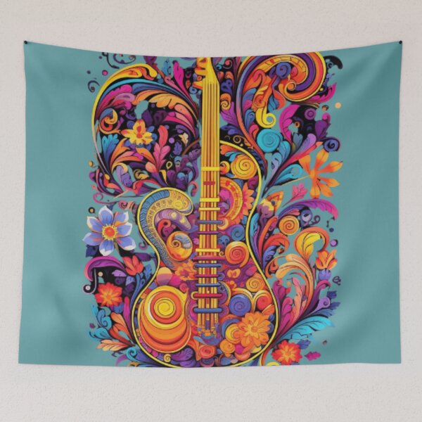 Item preview, Vibrant musical themed digital print in a variety of mediums designed and sold by dcrc.