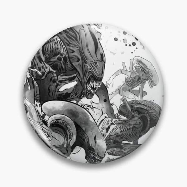 Item preview, Xenomorphs Invasion sumi-e designed and sold by Seba10.