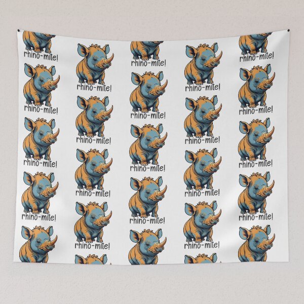 Aperçu de l'œuvre Bébé Rhino - Rhino-acarien ! créée et vendue par cuteadnauseum.