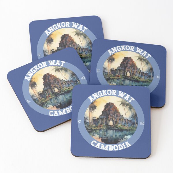 Item preview, Angkor Wat Cambodia Retro Vintage Amazing Outdoors Adventure Travel Lover Gift Souvenir designed and sold by Eponine6.