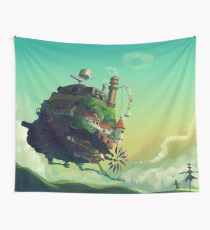 Howls Moving Castle (Studio Ghibli) Wall Tapestry