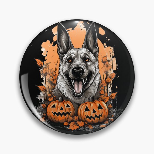 Item preview, German Shepherd K9 Halloween style designed and sold by Devilscrib Design.