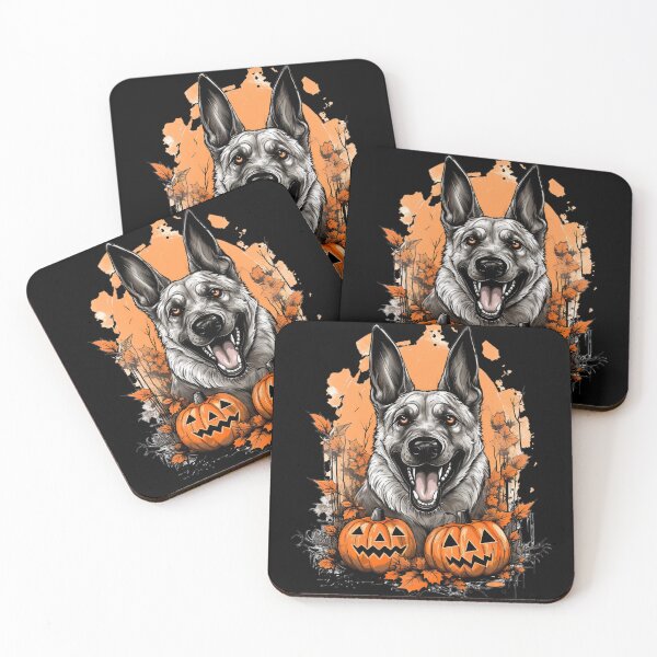 Item preview, German Shepherd K9 Halloween style designed and sold by Devilscrib Design.