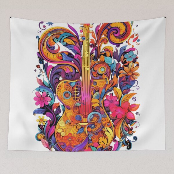 Item preview, Vibrant musical themed digital print in a variety of mediums designed and sold by dcrc.