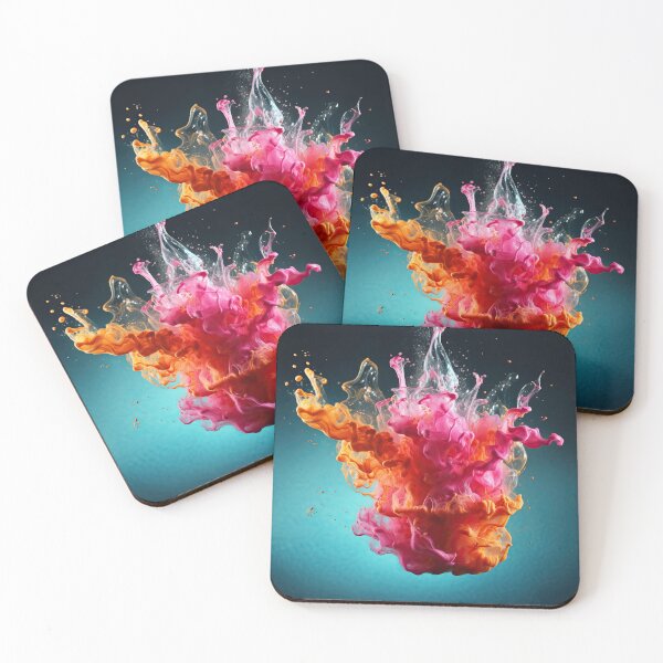 Item preview, Vivid liquid splash art 1 designed and sold by giggles-omg.