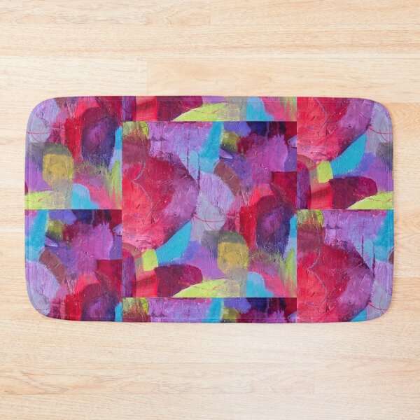 Item preview, Purple, Red and Turquoise Abstract Painting  designed and sold by Beardsall-Art.