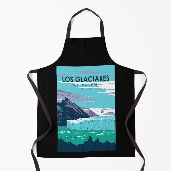 Item preview, Los Glaciares National Park Argentina Travel Art Vintage designed and sold by KrisSidDesigns.