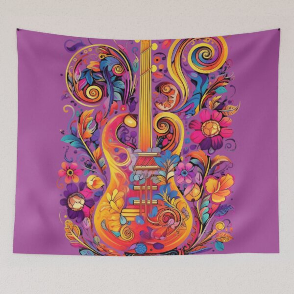 Item preview, Vibrant musical themed digital print in a variety of mediums designed and sold by dcrc.