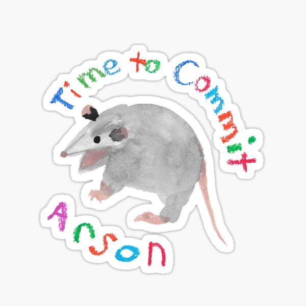 Arsonist Possum Sticker