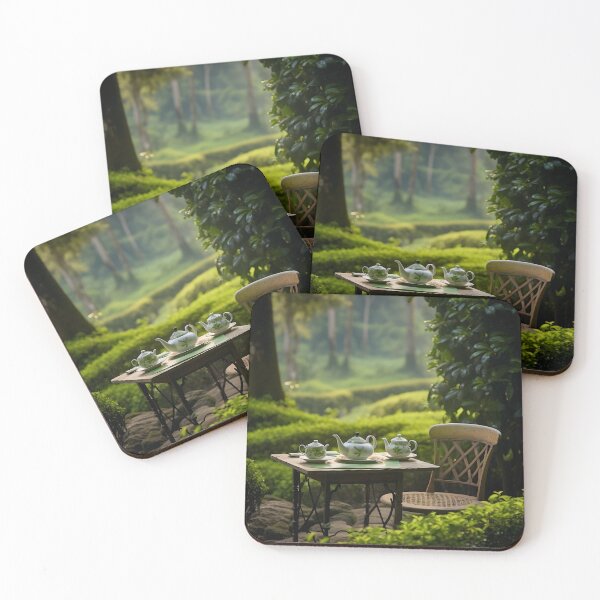 Item preview, Enchanting Wilderness Tea Garden designed and sold by MystiCanvas.