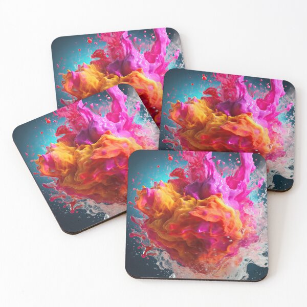 Item preview, Vivid liquid splash art 5 designed and sold by giggles-omg.