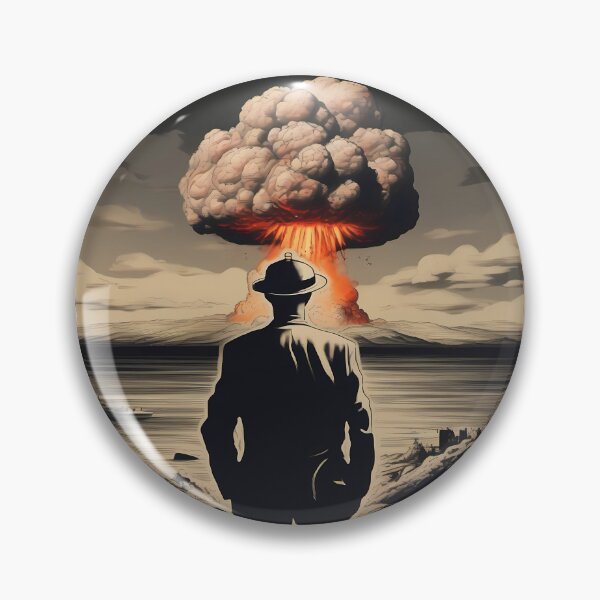 Item preview, Incredible Oppenheimer with Atomic Bomb Art designed and sold by AbsoluteA.