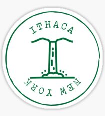 Ithaca New York, Heart of the Finger Lakes Sticker