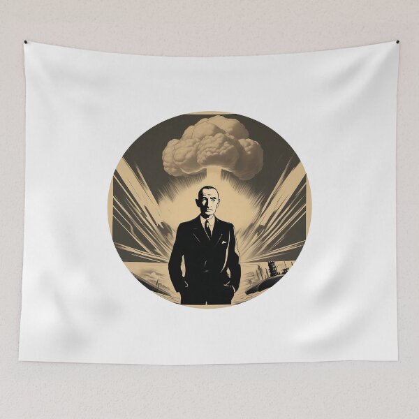 Item preview, Incredible Oppenheimer with Atomic Bomb Art designed and sold by AbsoluteA.