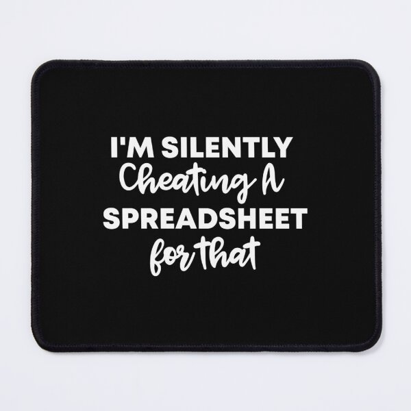 Item preview, I'm silently cheating a Spreadsheet for that 	 For Actuary People  	 designed and sold by ptgknfgt9.