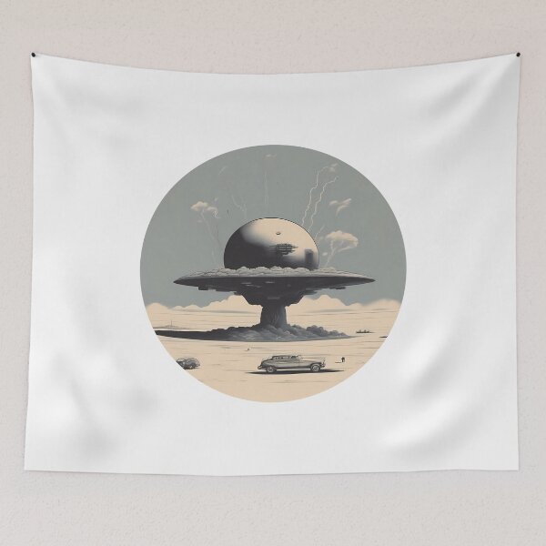 Item preview, Incredible Oppenheimer with Atomic Bomb Art designed and sold by AbsoluteA.