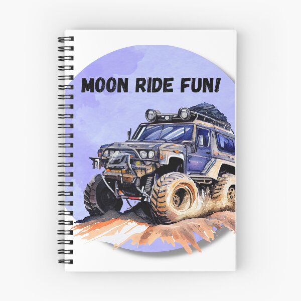 Item preview, 4 wheeler fun, blue moon ride, blue truck designed and sold by Janetlousart.