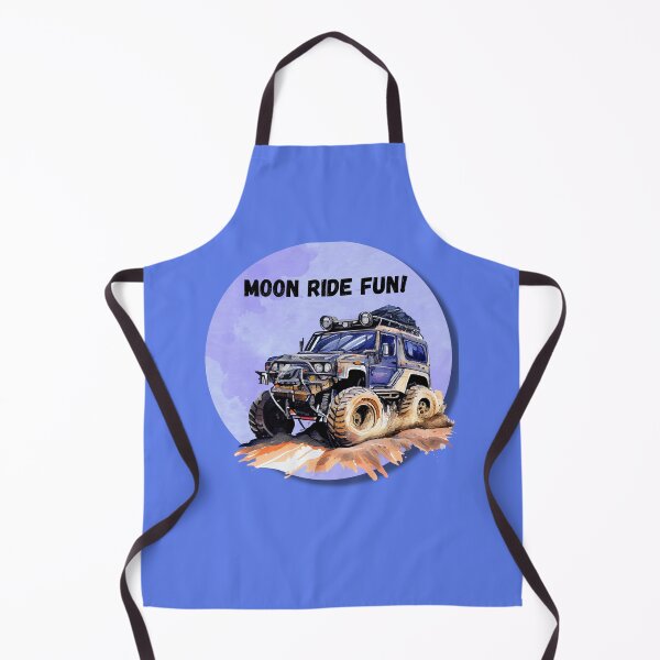 Item preview, 4 wheeler fun, blue moon ride, blue truck designed and sold by Janetlousart.