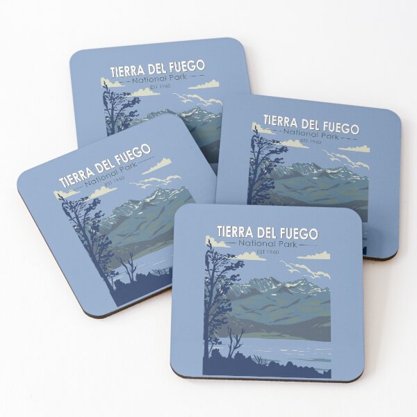 Item preview, Tierra Del Fuego National Park Argentina Travel Art Vintage designed and sold by KrisSidDesigns.