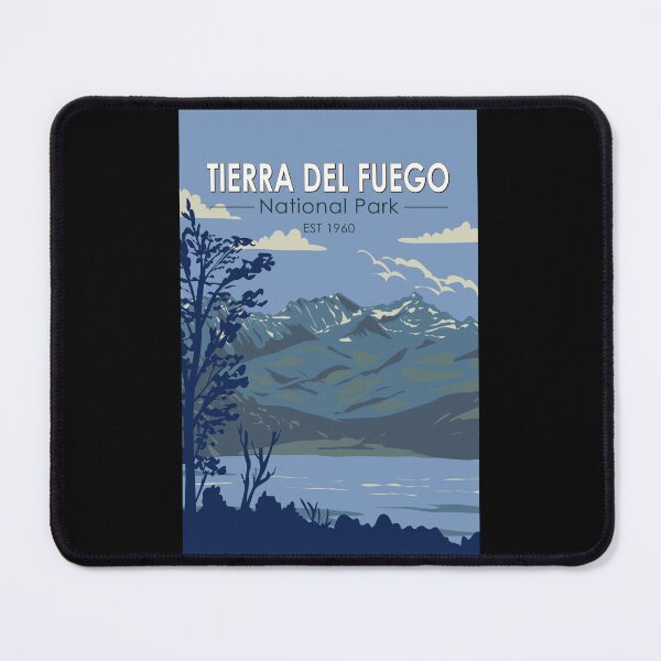 Item preview, Tierra Del Fuego National Park Argentina Travel Art Vintage designed and sold by KrisSidDesigns.