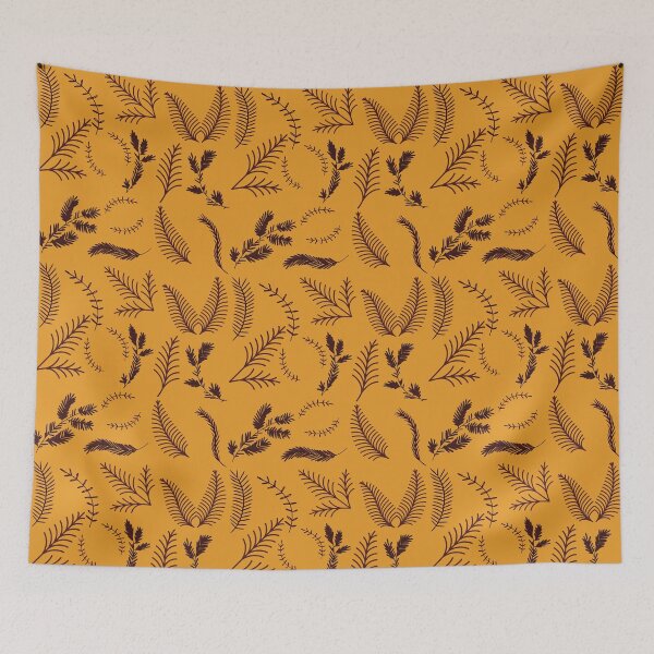 Item preview, Mustard and Dark Red Foliage designed and sold by ThiagoSDantas.