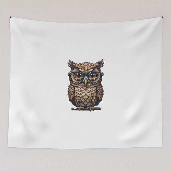 Item preview, Cute Wise owl designed and sold by StickerguyYYY.