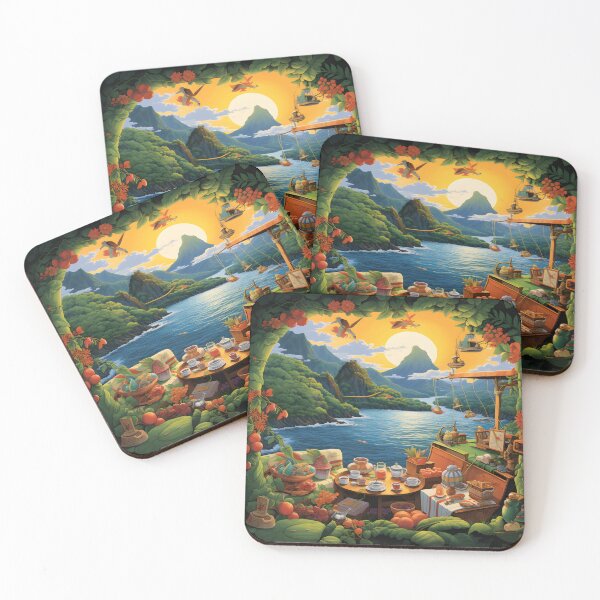 Item preview, Tea-Infused Paradise Found designed and sold by MystiCanvas.