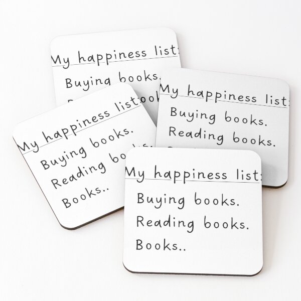 Item preview, Funny Happiness for Book Readers designed and sold by AestHenni17.