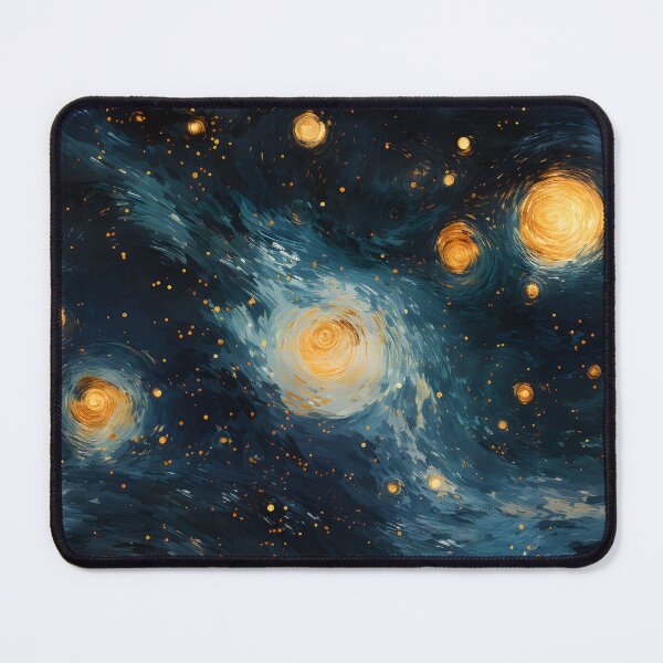 Item preview, Van Gogh Starry Night Outer Space Pattern 4 designed and sold by DigitalPatternx.