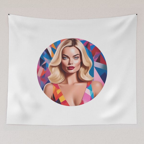 Aperçu de l'œuvre Art incroyable avec Margot Robbie comme Barbie créée et vendue par AbsoluteA.