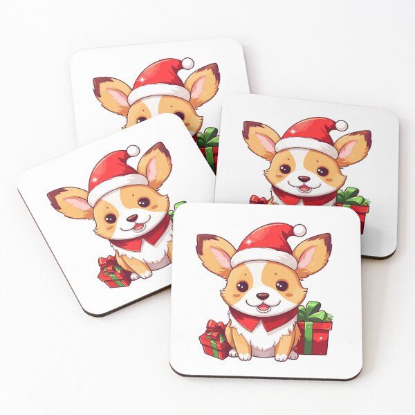 Item preview, Kawaii Christmas Corgi designed and sold by RetroPrints.
