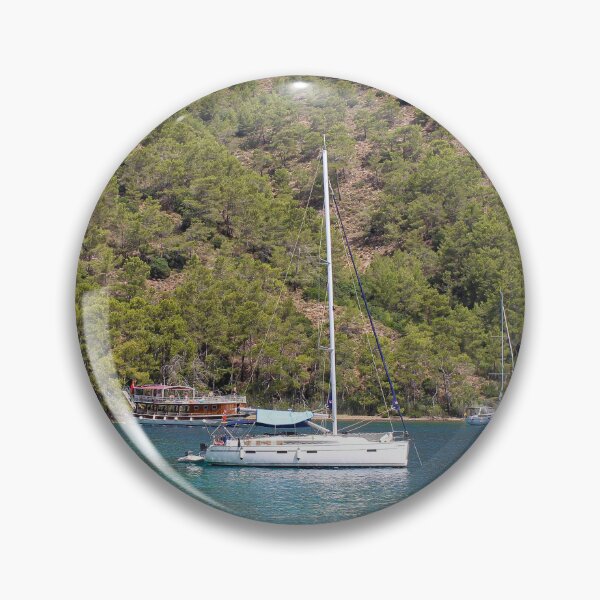 Item preview, Sailing boat Gocek Bay Turkey  designed and sold by Simply The West Prints.