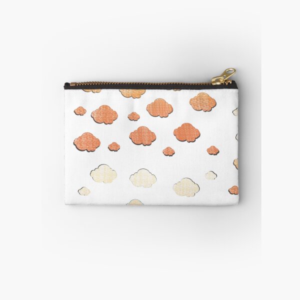 Item preview, Cute Orange Gradient Fluffy Clouds Pattern designed and sold by Pevkay97.