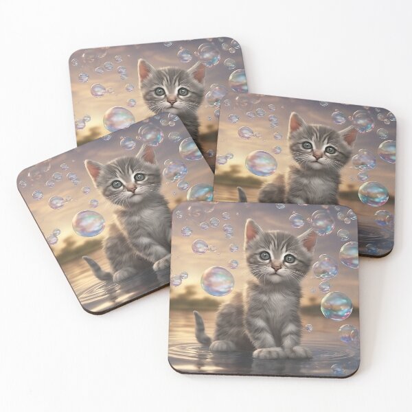 Item preview, eat my bubbles kitten designed and sold by StefanVlahovic.