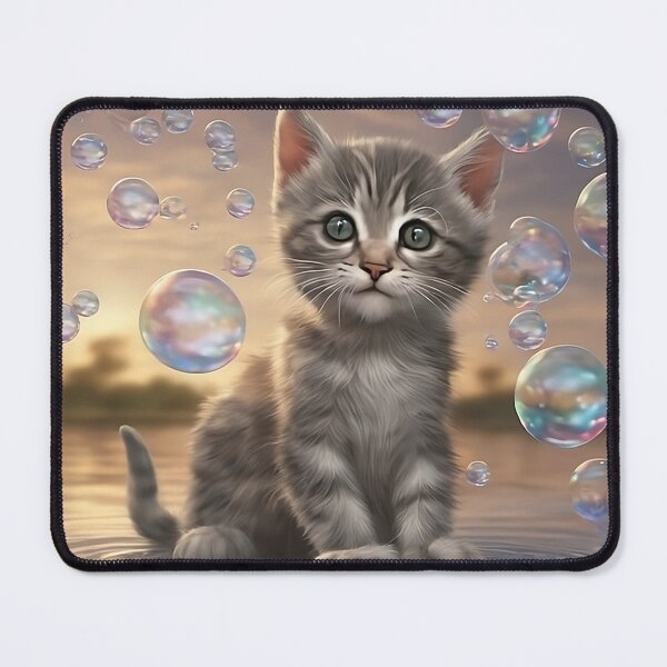 Item preview, eat my bubbles kitten designed and sold by StefanVlahovic.