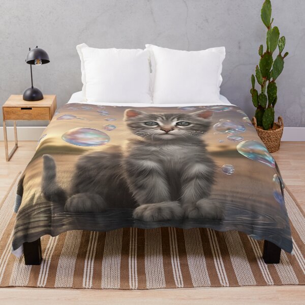 Item preview, eat my bubbles kitten designed and sold by StefanVlahovic.