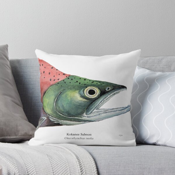 Item preview, Kokanee Salmon Head Painting designed and sold by Stephen Emms.