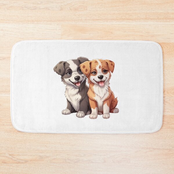 Item preview, 2 adorable puppies designed and sold by happydecals.