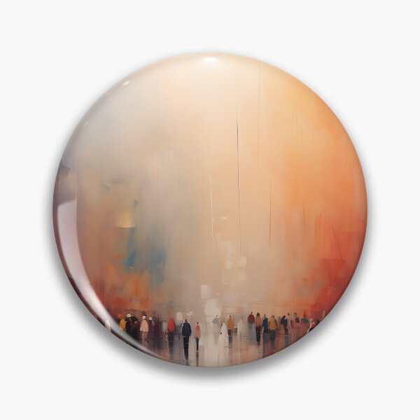 Item preview, City Walk: An Atmospheric Abstract Painting designed and sold by vadimcarazan.
