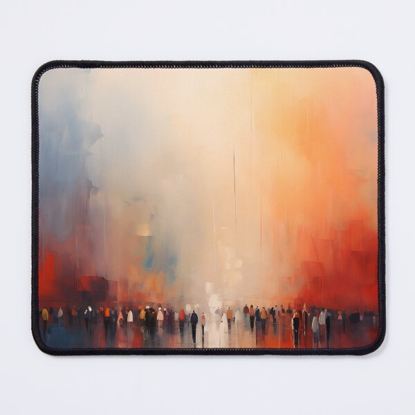 Item preview, City Walk: An Atmospheric Abstract Painting designed and sold by vadimcarazan.