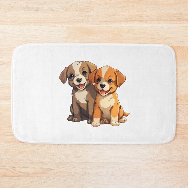 Item preview, 2 cute puppies designed and sold by happydecals.