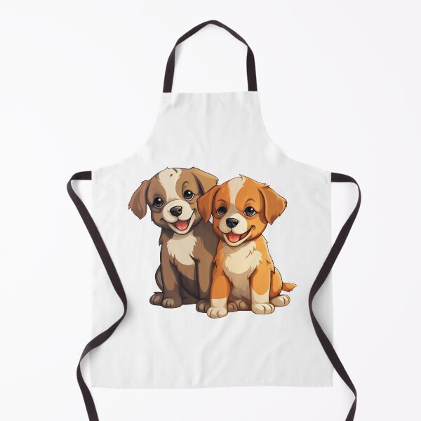 Item preview, 2 cute puppies designed and sold by happydecals.