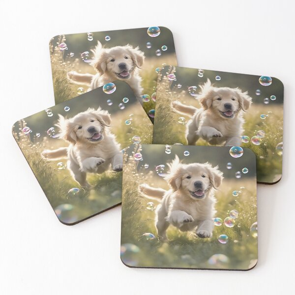 Item preview, cute dog in bubbles designed and sold by StefanVlahovic.
