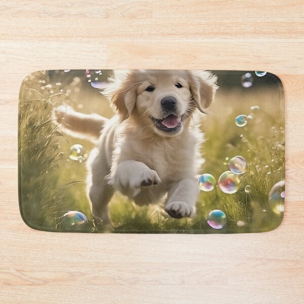 Item preview, cute dog in bubbles designed and sold by StefanVlahovic.