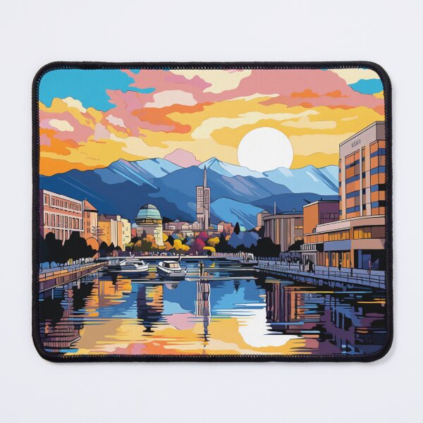 Item preview, A Pop Art Travel Print of Geneva - Switzerland designed and sold by StudioRedKoala.