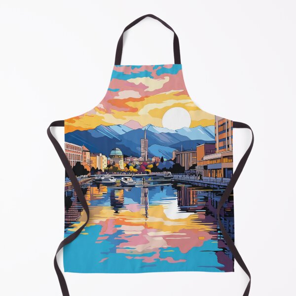 Artikelvorschau, Ein Pop-Art-Reisedruck von Genf – Schweiz entworfen und verkauft von StudioRedKoala.