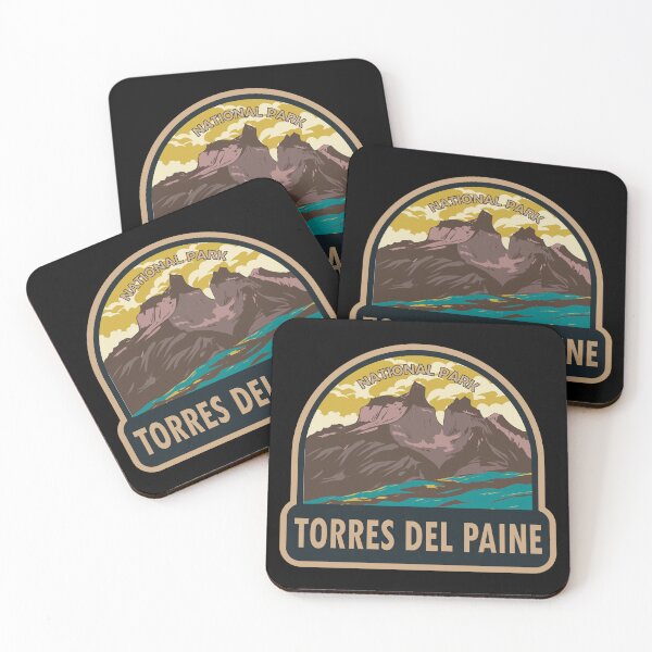 Item preview, Torres Del Paine National Park Chile Travel Art designed and sold by KrisSidDesigns.