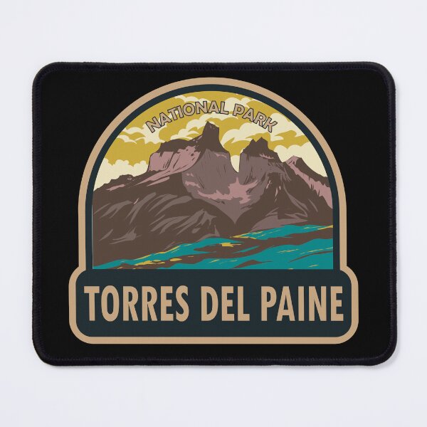 Item preview, Torres Del Paine National Park Chile Travel Art designed and sold by KrisSidDesigns.