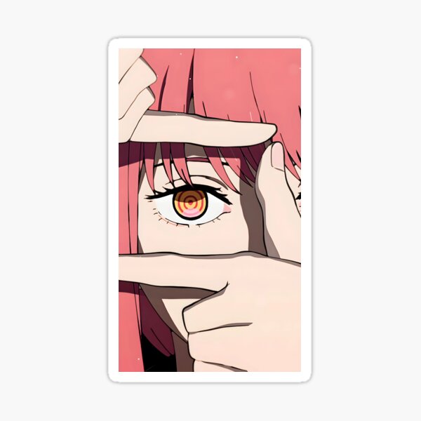 Waifu Makima Power Hentai Ecchi Chainsaw Man Anime Kiss-Cut Sticker Vinyl  Decal